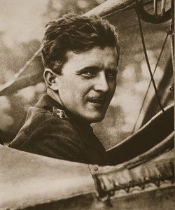 Survivant V.C. des cieux marqués par la guerre, 1917 (photogravure) - English Photographer